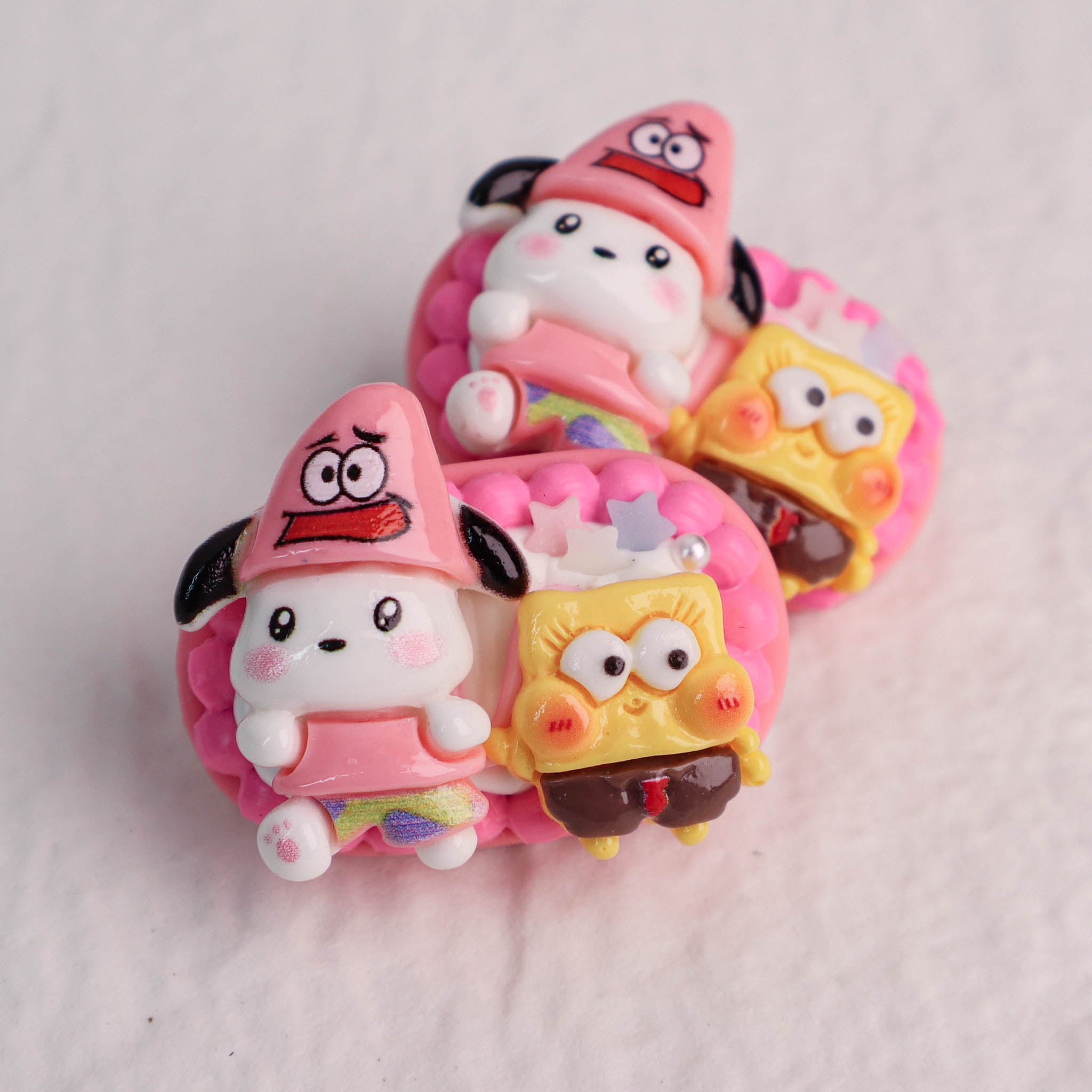 ๐ Rosy Glow ๐ Cute Handmade Hair Clip Pastal Pink